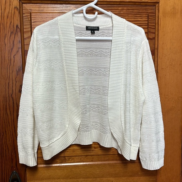 Notations women’s patterned knit long sleeve sweater size XL - Picture 1 of 6